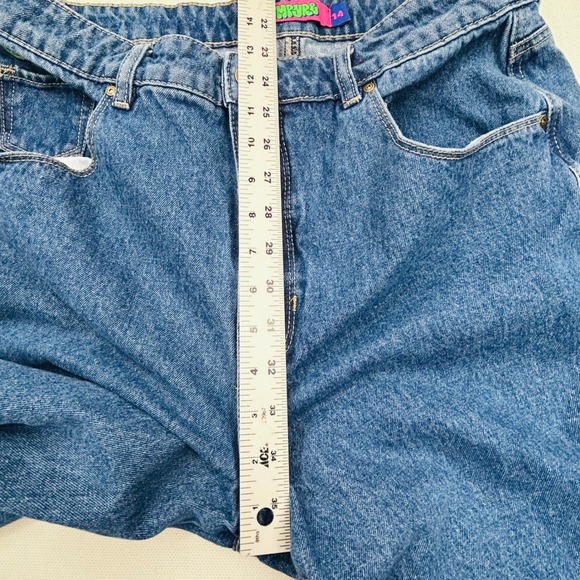 Vintage Y2k Empyre Tori Dragon Koi Jeans 14 Baggy Wide Leg Skate Streetwear 90s - Picture 11 of 14